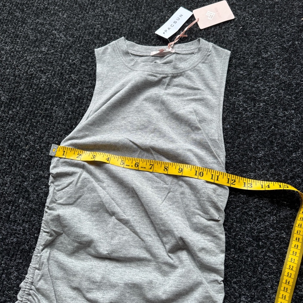 Grey lottie moss double cinched mini dress - Picture 3 of 11